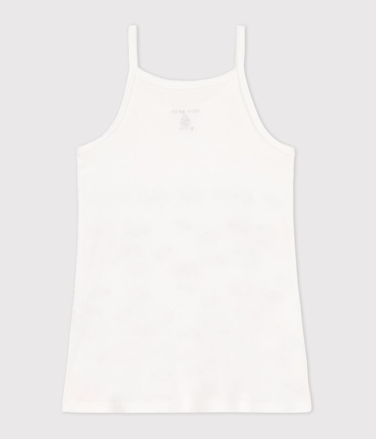 Camicia da notte Serge Bloch bambina a costine bianco