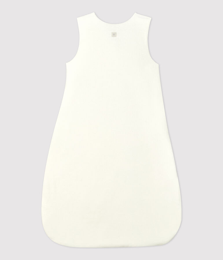 Sacco nanna coniglio beb&egrave; in ciniglia di cotone biologico bianco