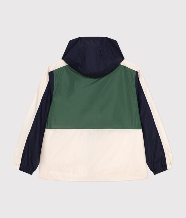 Giacca a vento donna ecru/multicolore