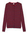 Cardigan donna iconico a righe blu SMOKING/rosso PEPS