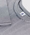 T-shirt L'ICONIQUE girocollo in cotone Donna blu SMOKING/bianco MARSHMALLOW