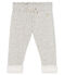 Pantalone bebè femmina in maglia di velluto grigio BELUGA CHINE CN