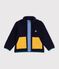 Giacca in sherpa tinta unita color block bambino SMOKING
