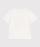 T-shirt a maniche corte in cotone con stampa bambino bianco MARSHMALLOW