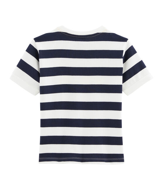 T-shirt bambino blu SMOKING/bianco MARSHMALLOW