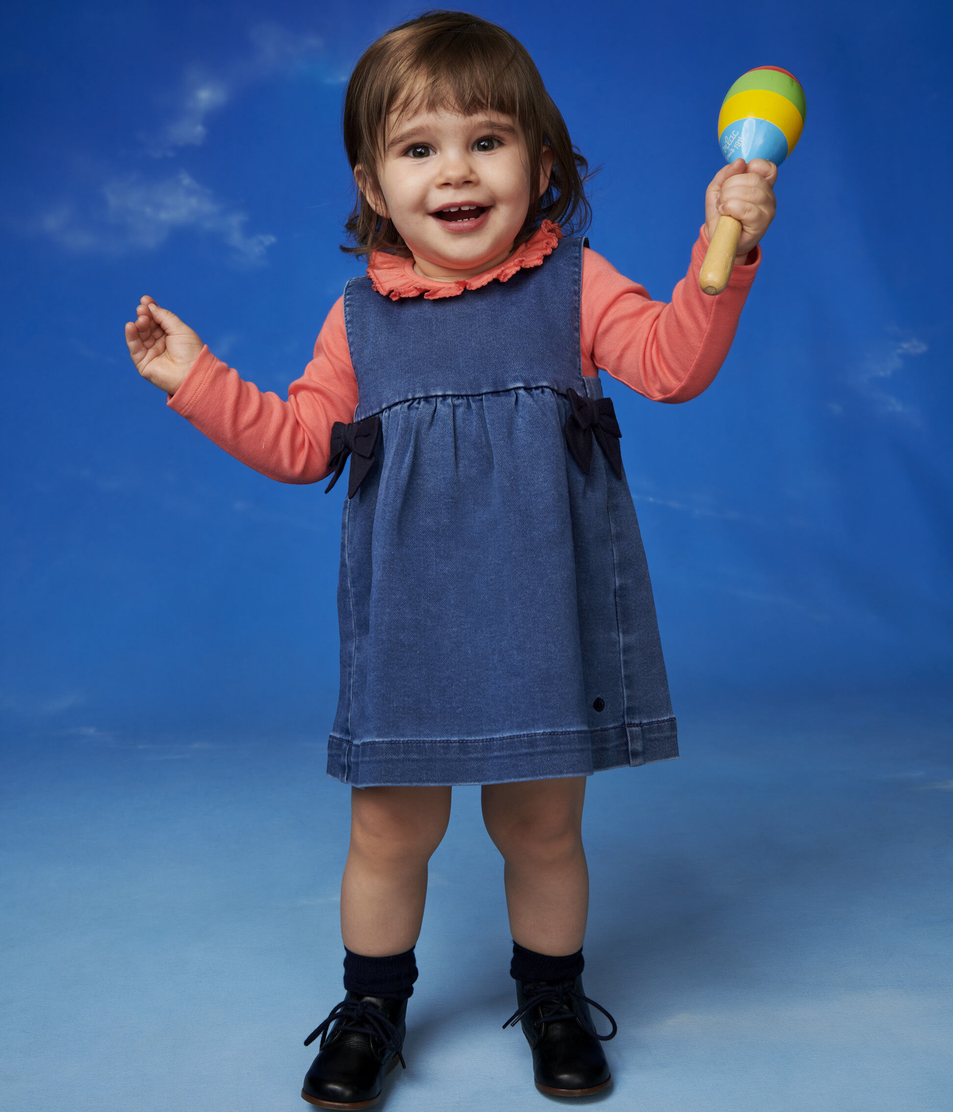 Abito in denim bebè. JEANS | Petit Bateau