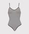 Costume intero donna blu ABYSSE/bianco LAIT