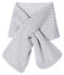 Sciarpa bebè unisex foderata in pile grigio SUBWAY/bianco MARSHMALLOW