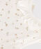 Sacco nanna in velluto a fiori neonato TOG 3 bianco MARSHMALLOW/bianco MULTICO