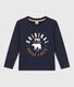 T-shirt bambino a maniche lunghe in cotone
