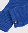 Leggings in cotone tinta unita neonato blu