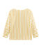 Marinière donna grafica beige COQUILLE/giallo BOUDOR