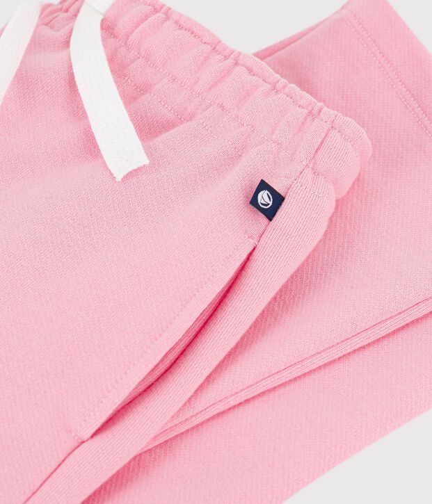 Joggers in cotone tinta unita bambina CHARMI