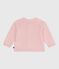 Cardigan in maglia di misto lana e cotone tinta unita neonato rosa JOLI