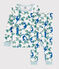 Pigiama fantasia gatti bambino in tubique bianco MARSHMALLOW/bianco MULTICO