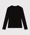 T-shirt L'ICONIQUE cocotte in cotone Donna nero BLACK