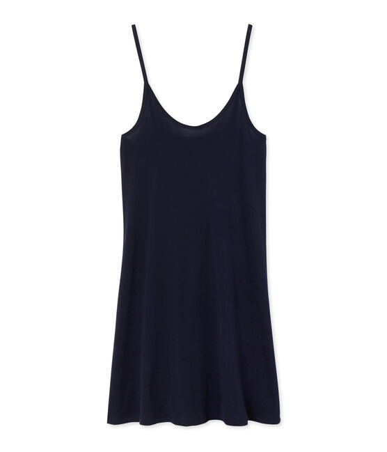 Chemise à bretelles femme en coton léger blu SMOKING