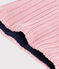 Snood in maglia foderata in pile bambino rosa CHARME