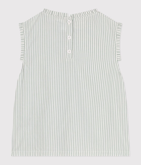 Blusa senza maniche in cotone a righe bambina PAUL/ ECUME