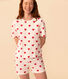 Pigiama donna corto in cotone