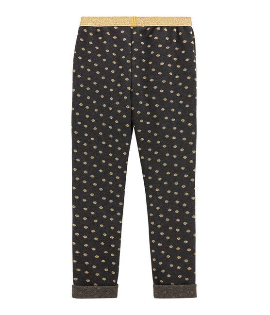 Pantalone per bambina nero CITY/giallo DORE