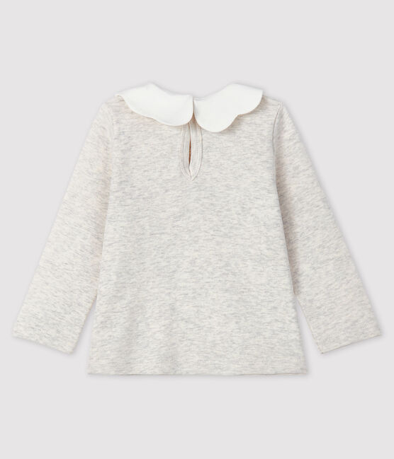Blusa a manica lunga bebè femmina beige MONTELIMAR CHINE
