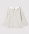 Blusa a manica lunga bebè femmina beige MONTELIMAR CHINE