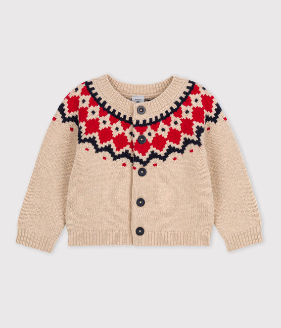 Cardigan in maglia di lana e cotone TRENCH/ MULTICO