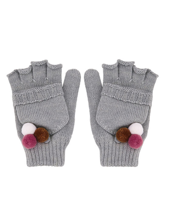 Guanti per bambina grigio SUBWAY CHINE