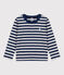 T-shirt bambino a maniche lunghe in cotone blu MEDIEVAL/ FUMEE