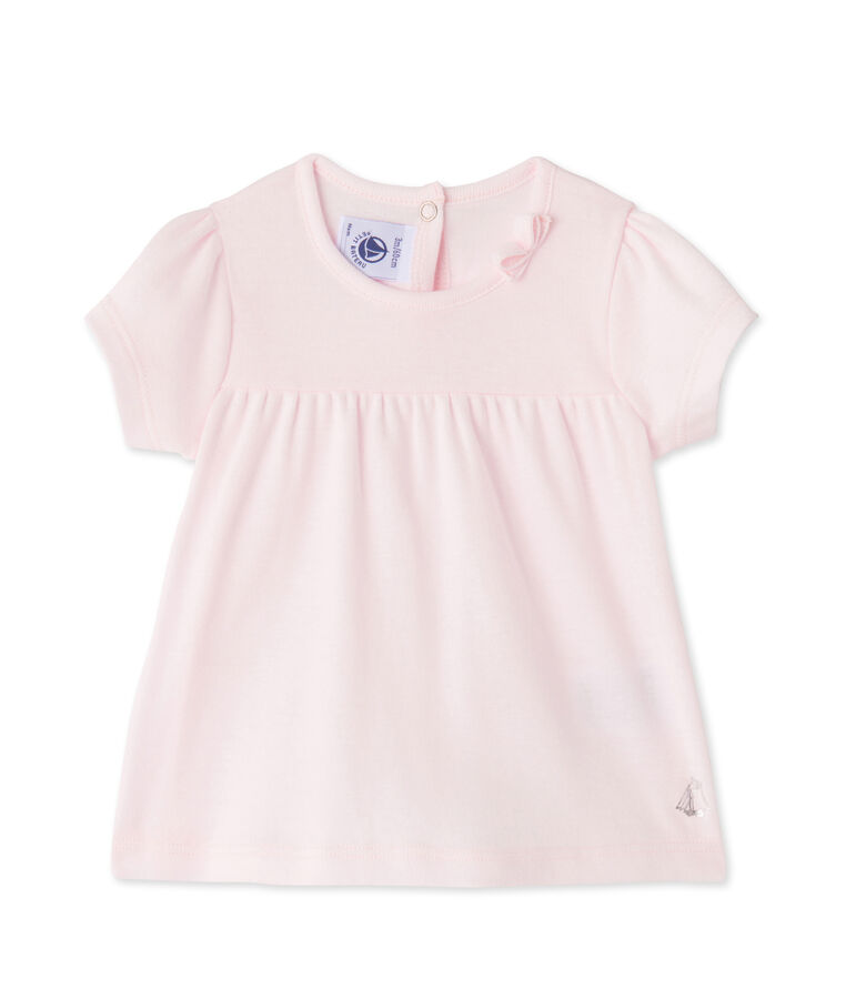 T-shirt per beb&egrave; femmina rosa Vienne