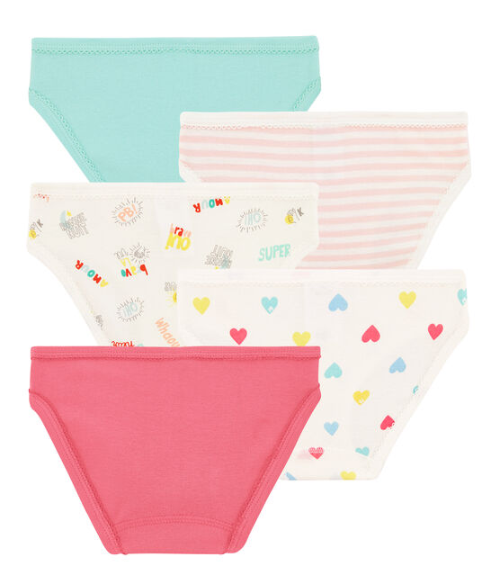 Confezione da 5 slip bambina variante 1