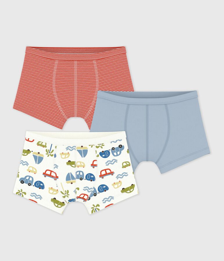 Set di boxer in cotone con stampa in vita bambino variante 1