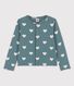 Cardigan fantasia in cotone bambina