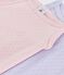 Set di canottiere bambina con spalline in cotone traforato variante 1