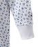 Pigiama intero bambina stampato bianco ECUME/blu BLEU