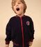Letter jacket in jersey spesso per bambino blu SMOKING