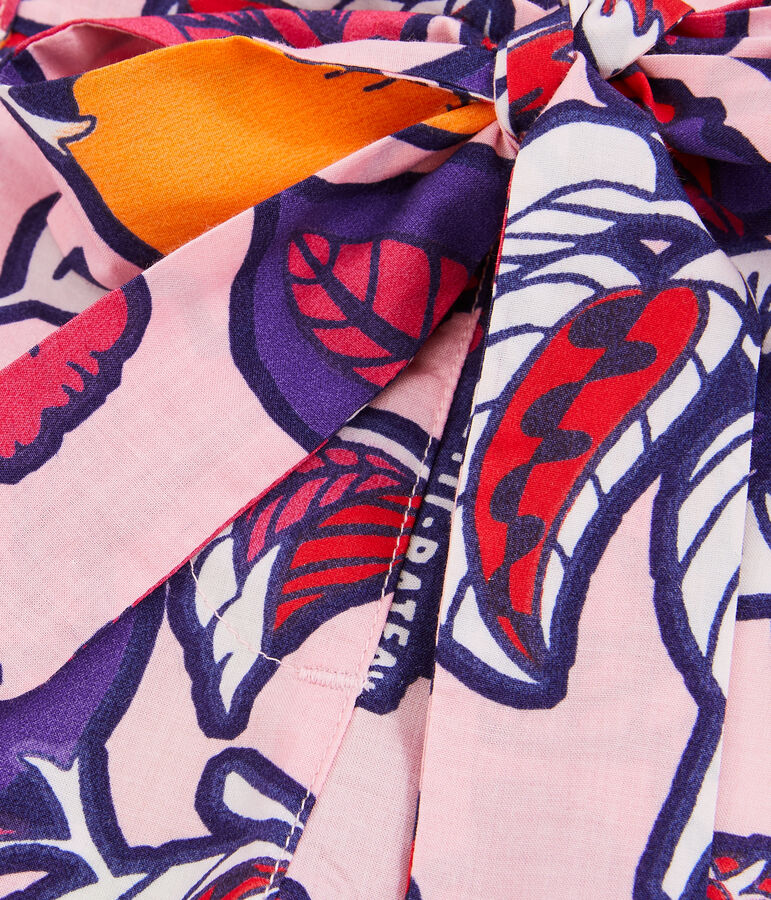 Bermuda bambina rosa PATIENCE/bianco MULTICO