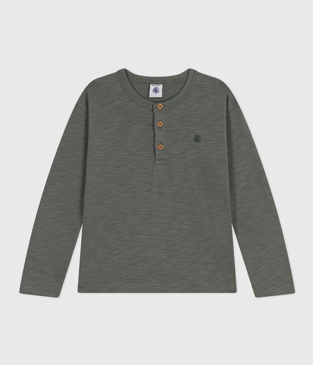 T-shirt a maniche lunghe in cotone bambino THUYA
