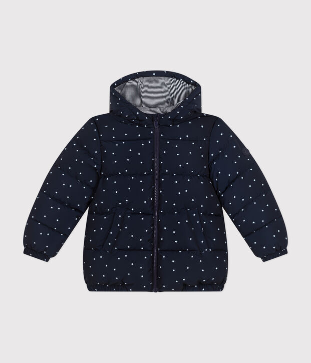 Piumino bambino unisex blu/ecru