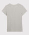 T-shirt LE CLASSIQUE girocollo in cotone Donna grigio BELUGA CHINE