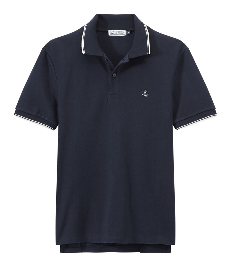 polo uomo blu