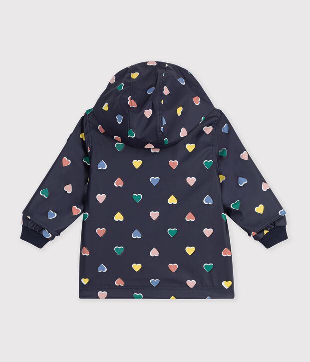 Cerata iconica con stampa a cuori neonata blu/multicolore