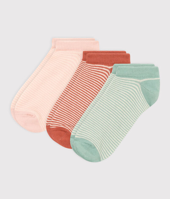 Confezione da 3 paia di calzini millerighe bambino unisex variante 1
