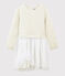 Abito maniche lunghe bambina beige MONTELIMAR CHINE