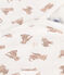 Tuta corta con stampa in cotone bebè bianco MARSHMALLOW/bianco MULTICO