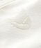 Cardigan in tricot jersey cotone/lino bebè maschio bianco MARSHMALLOW