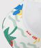 Berretto in cotone con stampa di palme bambino ecru/multicolore