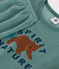 Pigiama bambino unisex in ciniglia blu BRUT/bianco MULTICO