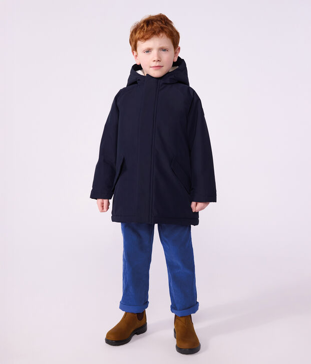 Parka bambino lunghezza media tinta unita SMOKING